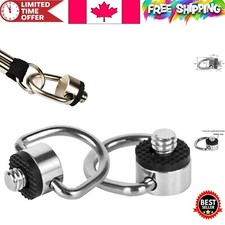 Camera Quick Release D Ring Holder Screws - Stainless Steel 1/4"-20 Pack of 2