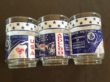  LOT OF 3 Vintage Apollo 13 1970 Safe Return Triumph Commemorative NASA