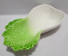 Vintage 1950s Celery Stalk Shaped Serving Dish Bowl 10" Made in Japan