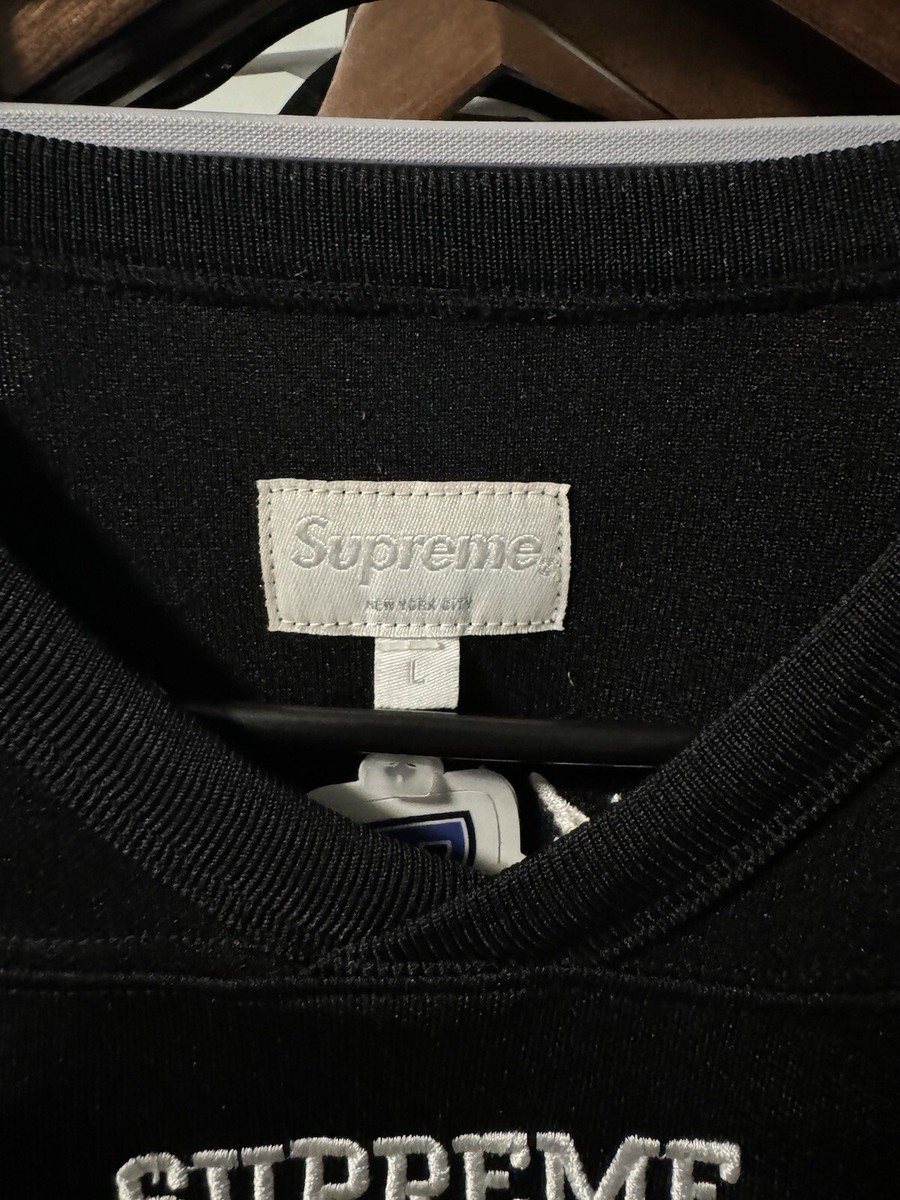 激レア！2014AW SUPREME “RUFF RYDERS”ホッケージャージ Supreme Ruff Ryders Jersey FW14 Black Size Large Jordan Nike