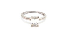 Sterling Silver 925 Cubic Zirconia Ring Size 7