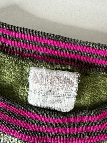Vintage GUESS 1989 Moscow Circus Sweatshirt 2 Bears Graphics One Size Fits All - Picture 4 of 8