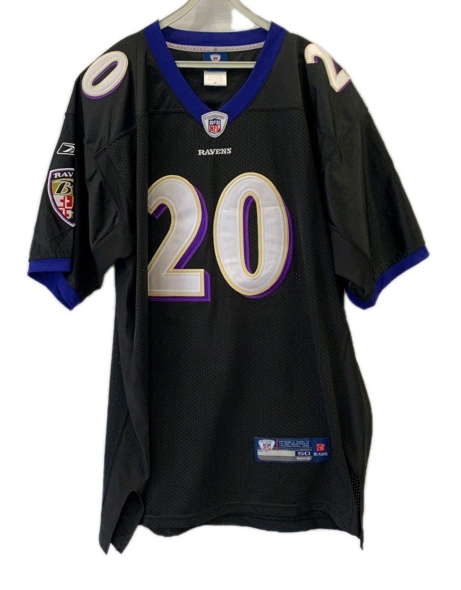 VTG Reebok NFL On Field Baltimore Ravens Ed Reed #20 Jersey Size