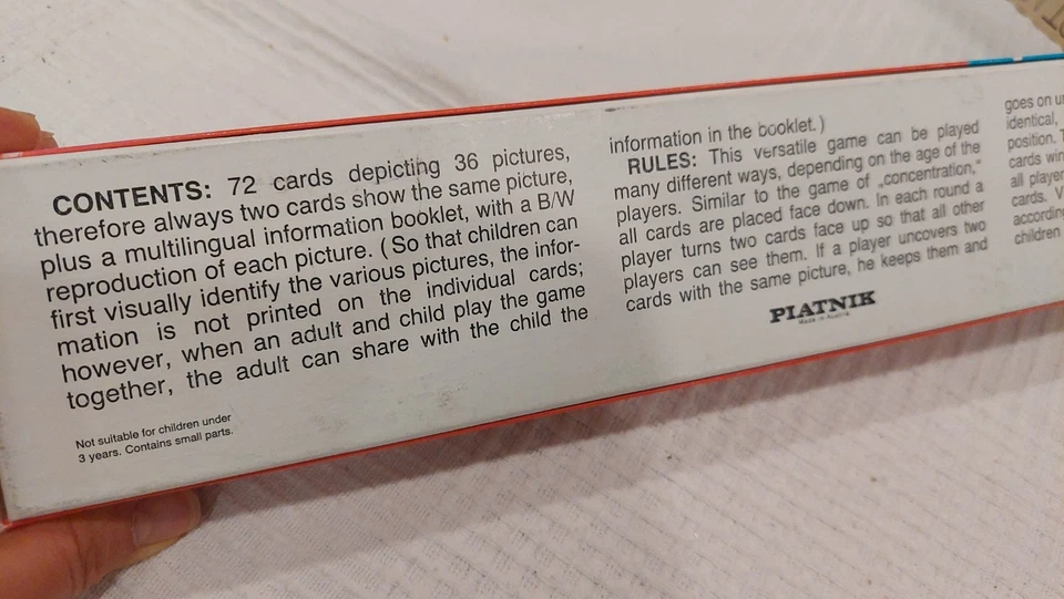 Memo Card Game SALUTE AMERICA US History by Platnik Austria Great Quality - Image 2 of 4