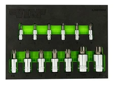 VIM Tools 13 Pc. XZN Triple Square Driver Set - S2 Steel (XZNS1000A)