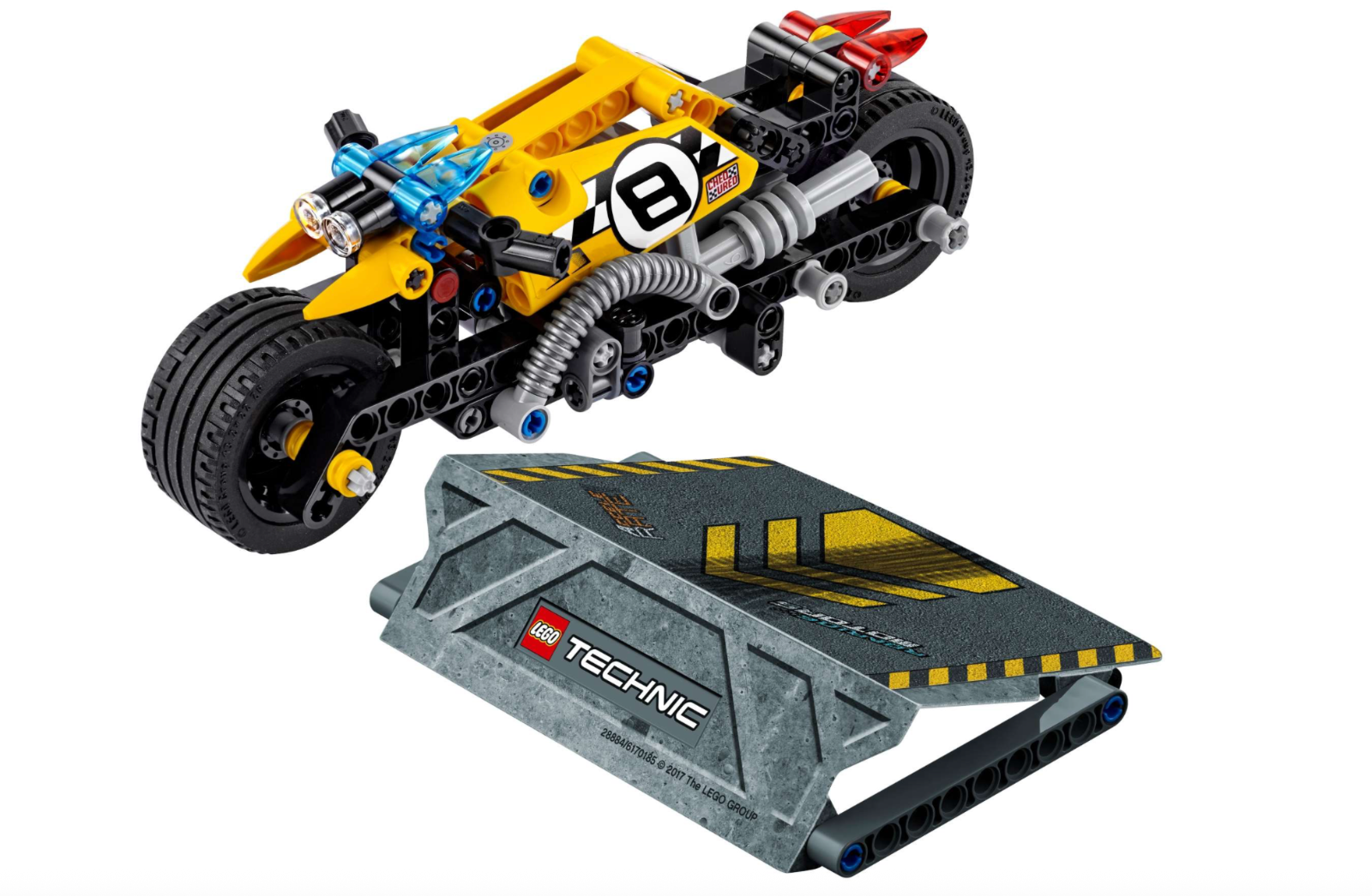 Lego Technic 42058 Stunt Bike 100% Complete With Instructions Retired 2018