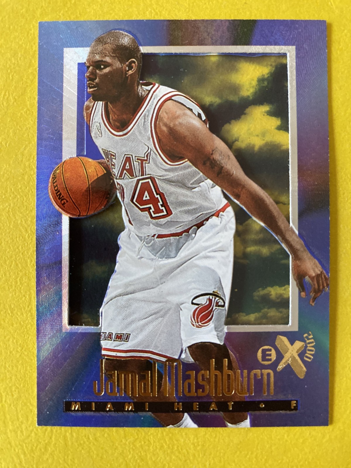 1996 E-X2000 #35 Jamal Mashburn Basketball Miami Heat