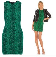 NWT Alice + Olivia by Stacey Bendet Delora Sleeveless Fitted Mini Dress 0 $285