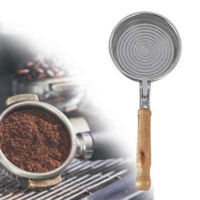 Kaffeeröstwerkzeug, Kaffeeröstmaschine aus Edelstahl mit Holzgriff für den