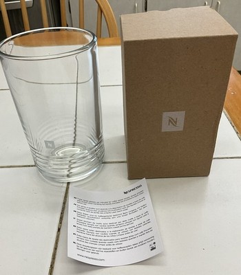 NESPRESSO Barista Recipe Glass Large 16 oz Made In France New In Box