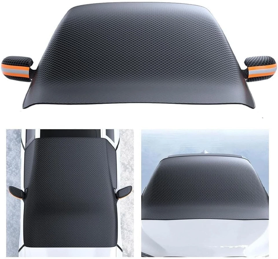 Cubierta de parabrisas para automóvil camión invierno nieve hielo lluvia escarcha protector parasol para invierno Foto 4 de 4
