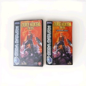 Duke Nukem 3D Sega Saturn Boxed with Manual Good Condition