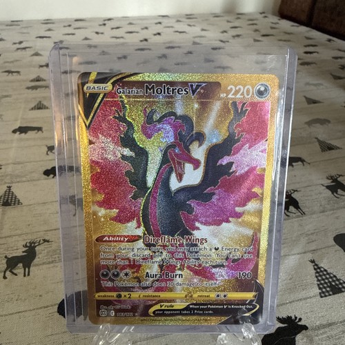 Galarian Moltres v 183/172 Brilliant Stars Rare Secret NM Condition