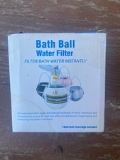 Bath Ball Water Filter Bath Faucet Cartridge Spa Shower Filter Replacement