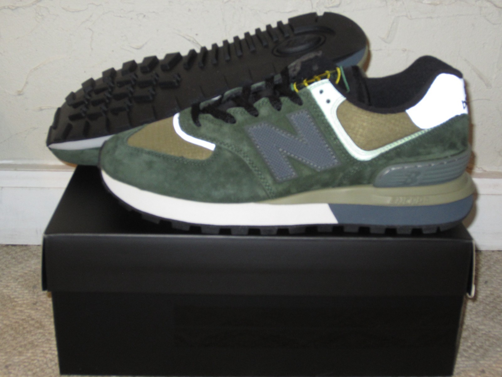 Stone Island x New Balance 574 Legacy U574LGIL Dark Green Men's Size 10 NEW! thumbnail 7
