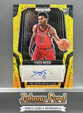 Yves Missi 2024-25 Panini Prizm Black Gold Shimmer Rookie Auto #10/10 #RS-MIS