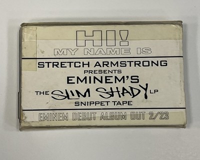 1998 Eminem Stretch Armstrong Slim Shady Audio Cassette Tape Promo LP Snippet