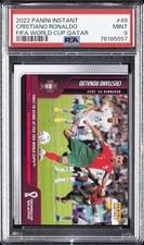 2022 PANINI INSTANT FIFA WORLD CUP QATAR #49 CRISTIANO RONALDO PSA 9