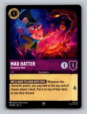 Mad Hatter 59/204 Azurite Sea Super Rare NM Lorcana