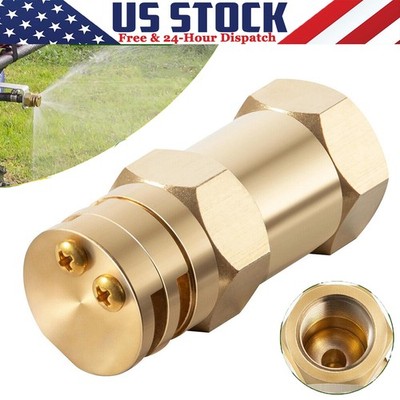Boomless Spray Nozzle 1/2'' FPT #20 Orifices (90° & 180° Caps) @ 40 PSI 5.9 GPM