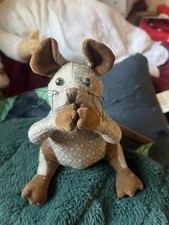 Fabric Mouse Figurine