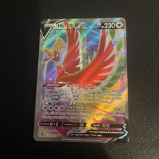 Pokemon Card Ho-Oh V 187/195 Ultra Rare Full Art Silver Tempest