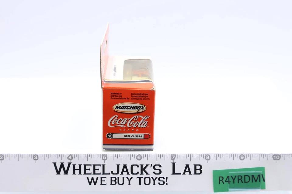 Opel Calibra 2000 Matchbox Coca-Cola #92356 White NEW MISB - Image 4 of 4