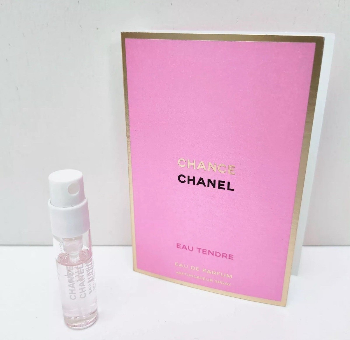 Chanel Chance Eau Tendre Eau de Parfum Carded Sample Vial Spray