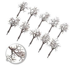 Add Authentic Charm to Your Model Scenes 10pcs 12cm Scenery Landscape Trees