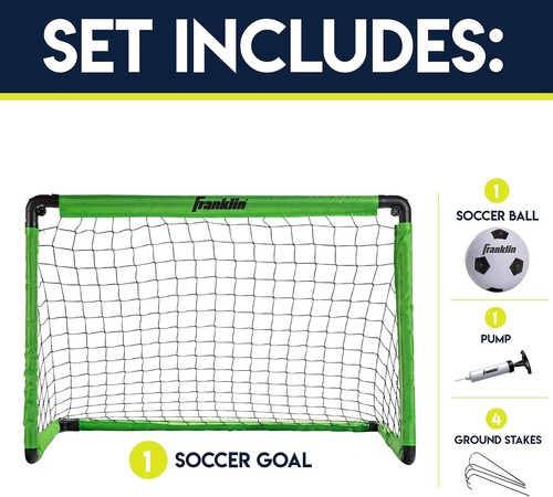 Kompaktes Mini Fußballtor Set - Faltbares 36" Design für Indoor & Outdoor Spaß - Bild 5 von 9