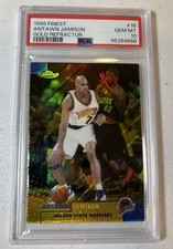 Antawn Jamison 1999-00 Topps Finest Gold Refractor #132 /100 PSA 10 POP 4
