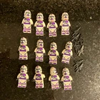 LEGO Star Wars Clone Trooper Minifigure Lot (12) Purple Markings w/ Accessories
