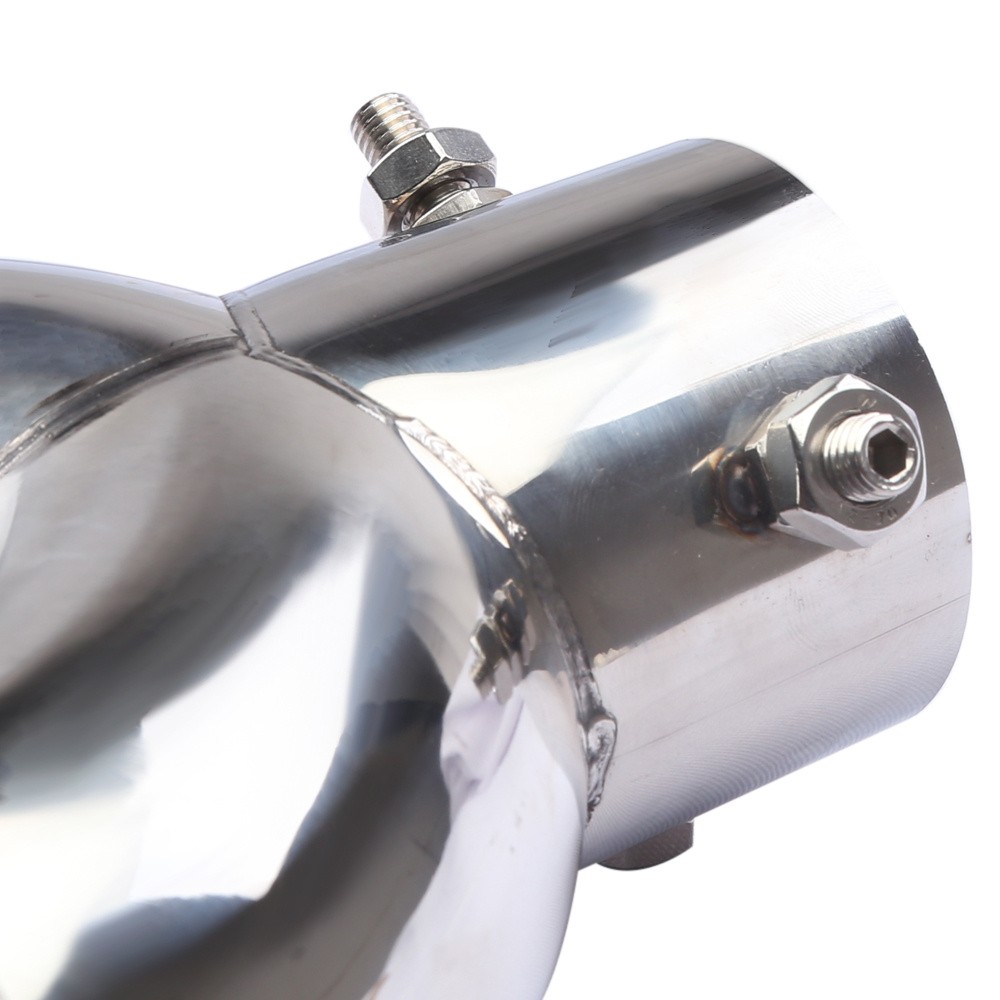 For Maserati Ghibli 2.5 Inlet Rear Car Dual Exhaust Muffler Tip Tail Pipe Steel