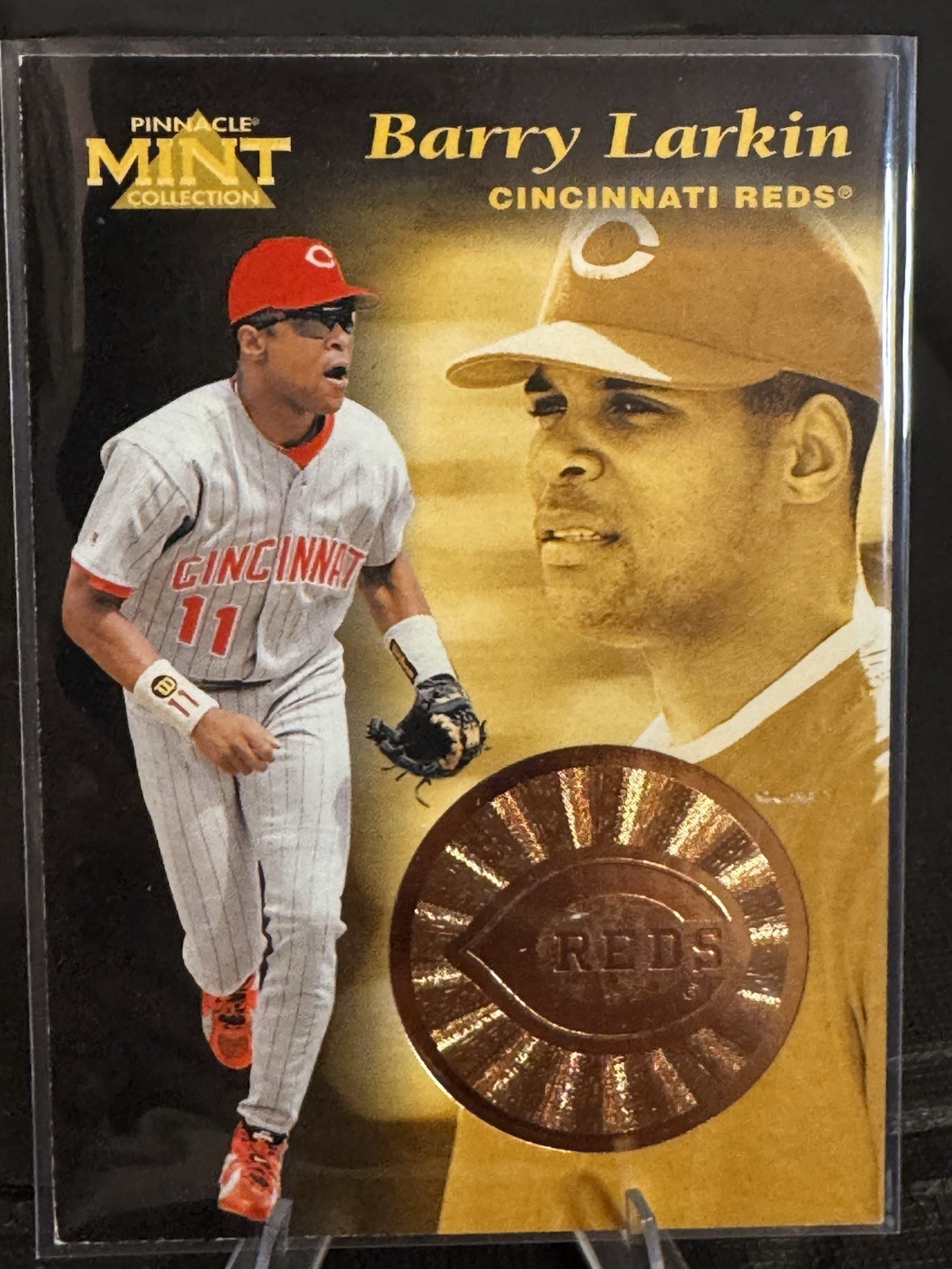 1997 Pinnacle Mint Collection - Barry Larkin #27 Bronze