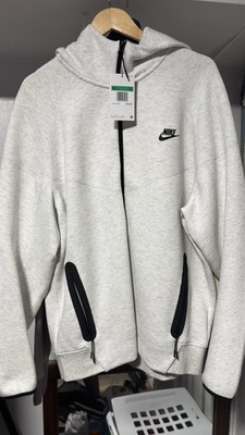 Nike Men's Gray Full-Zip Fleece Hoodie w/ Pockets XL FB7921-051