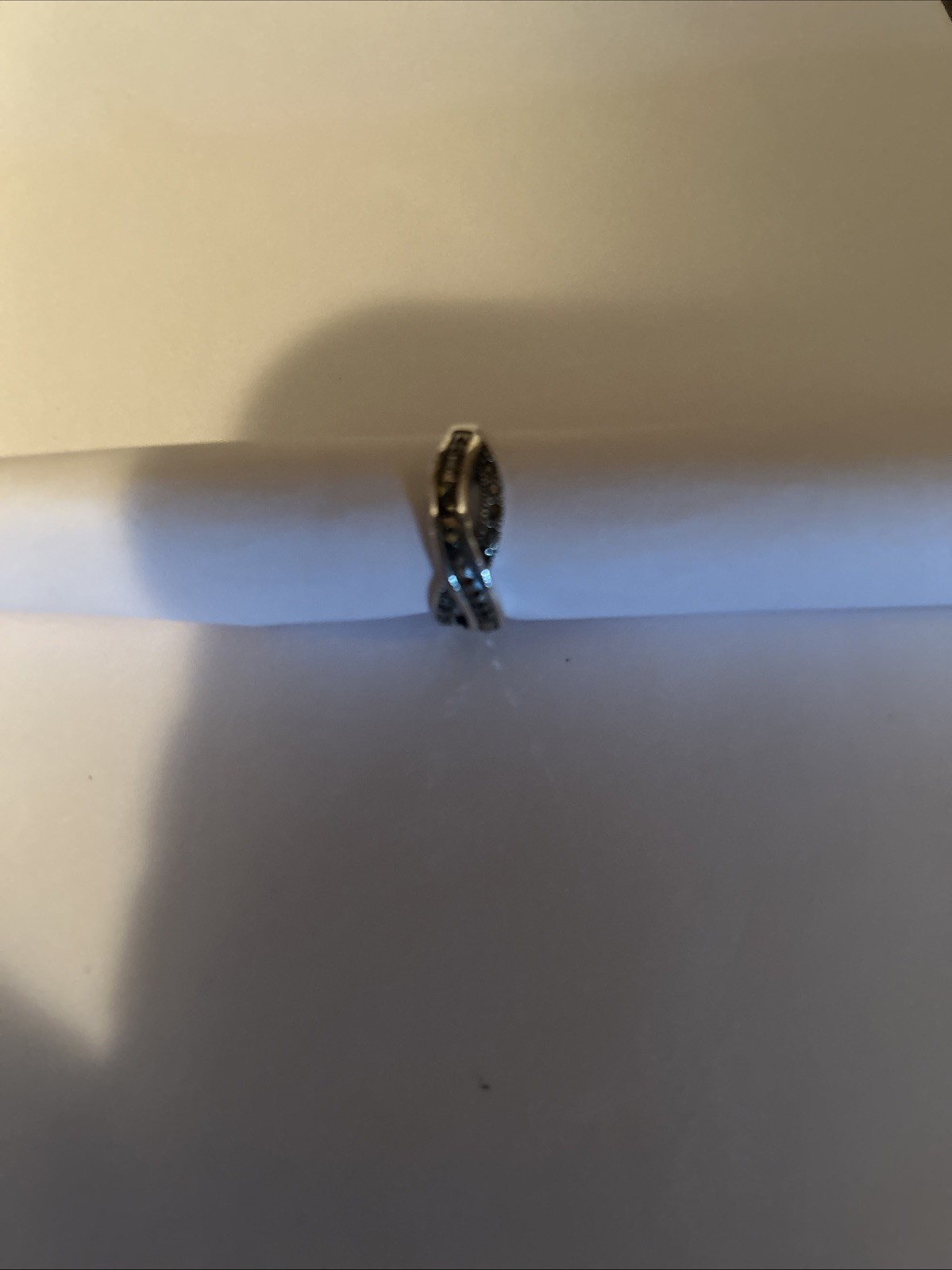 Cw Artisan Signed   Ring 925 Infinity/ Crossover … - image 7