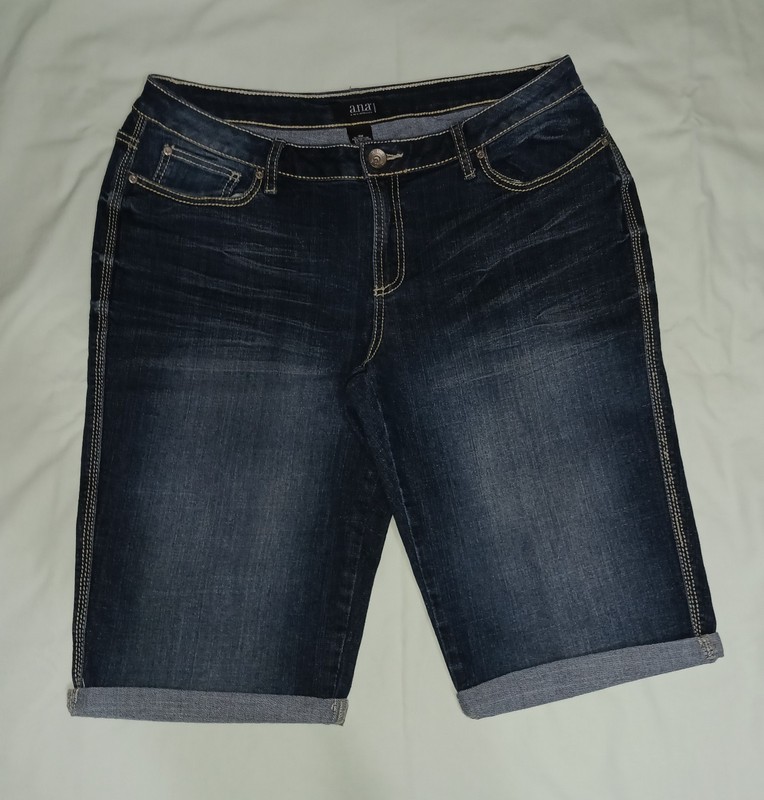 ana - Women's Denim Shorts Size 18W Bermuda Shorts