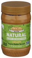 Crazy Richard Peanut Butter No Stir 16 oz Pack of 12 