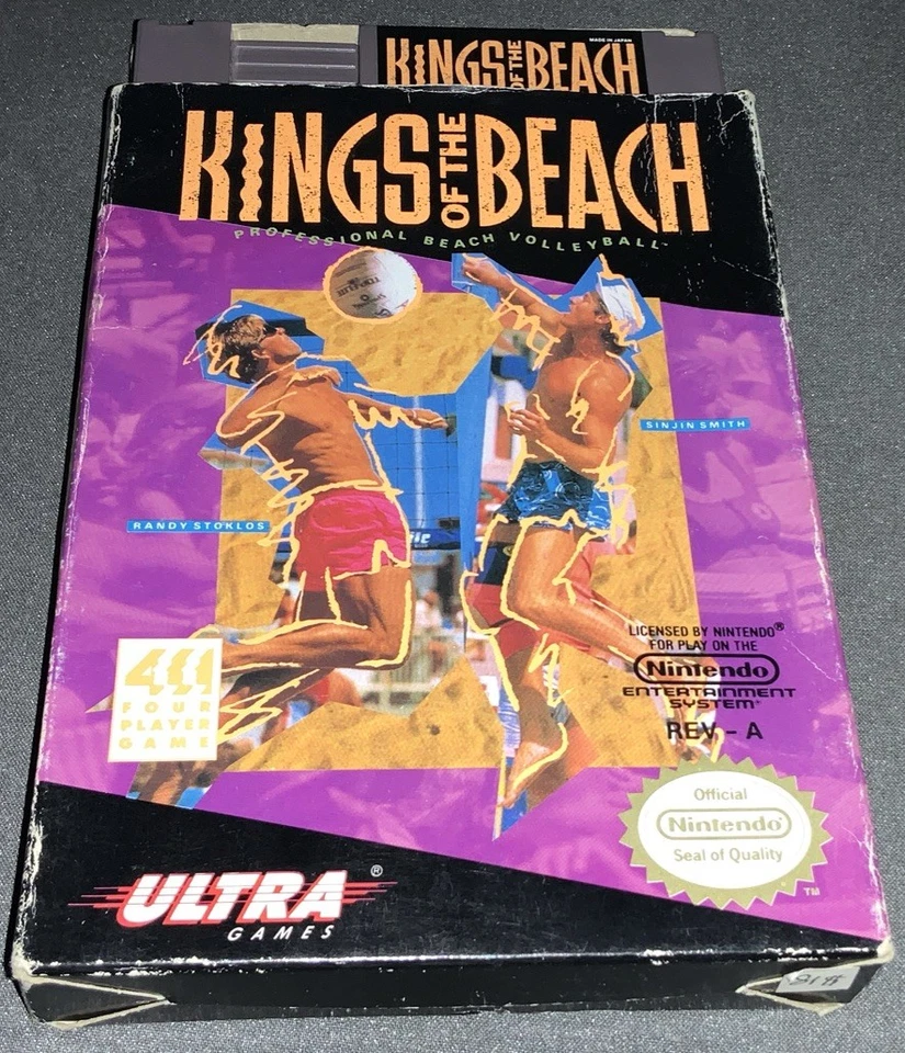 Kings Of The Beach NES ~ (cib) ~  manual / Insert ~ UNTESTED ~ #324 - Image 3 of 4