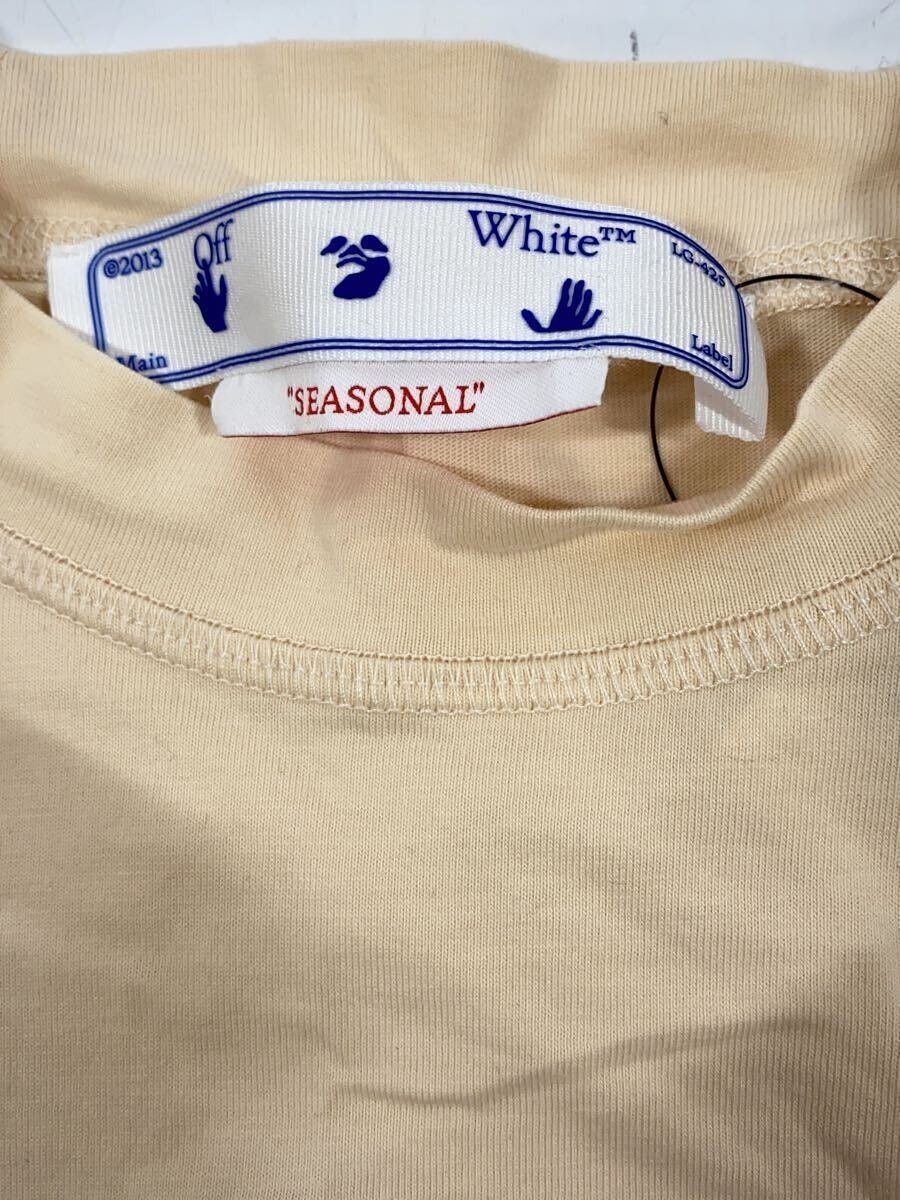 OFF-WHITE T-SHIRT XXS COTTON Beige owaa090s23jer004 Used | eBay