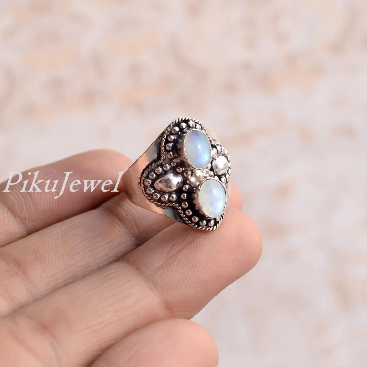 NaturSchatulle Anelli Di Giunzione In Argento Sterling 925, Diametro 3