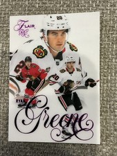 2025-26 UD FLAIR HOCKEY #170 RYAN GREENE RC PURPLE BACKCHECK BLACKHAWKS /199