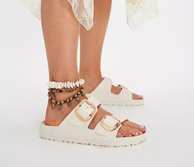 NEW IN BOX! Birkenstock EVA Arizona Big Buckle Sandals Eggshell - Medium/Narrow