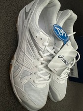 Asics Gel 1150V Volleyball Shoes Women's US 13 White / Silver