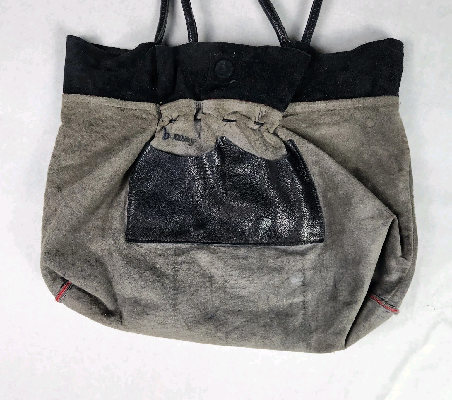 B. May Genuine Red Python Snakeskin Leather Draws… - image 5