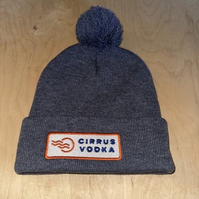 Cirrus Vodka Blue Winter Beanie Hat Cap