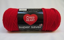 Red Heart Super Saver Yarn 100 Acrylic Cherry Red