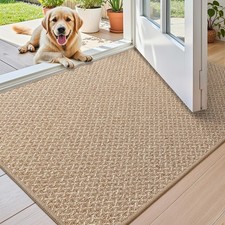 Ultra Thin Indoor Door Mat Non Slip Rubber Backed Dirt Trapper 24"x36" Rolled...