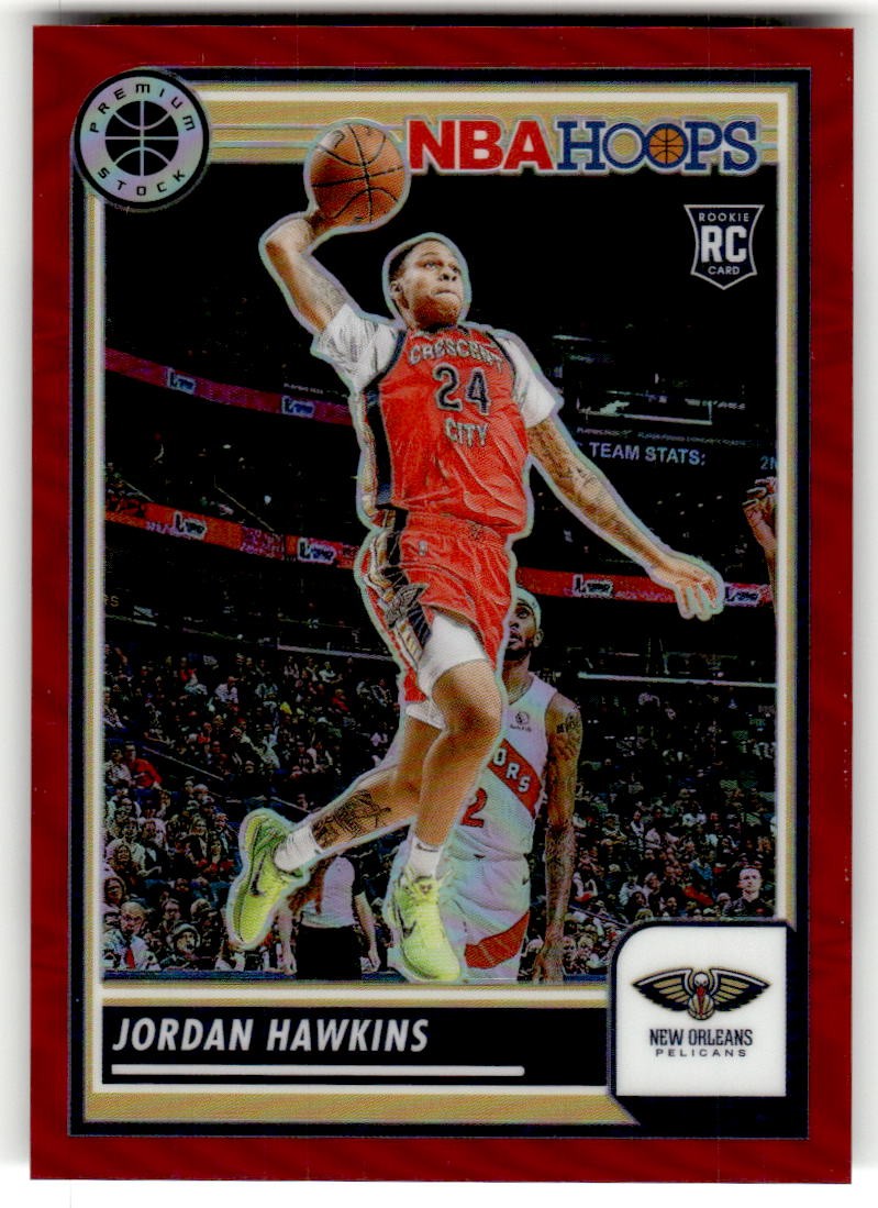 2023-24 Hoops Premium Stock Jordan Hawkins Red Prizm #/275 #125