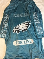 Philadelphia Eagles XL Robe with Hood Green NFL Football Birds Sports Philly